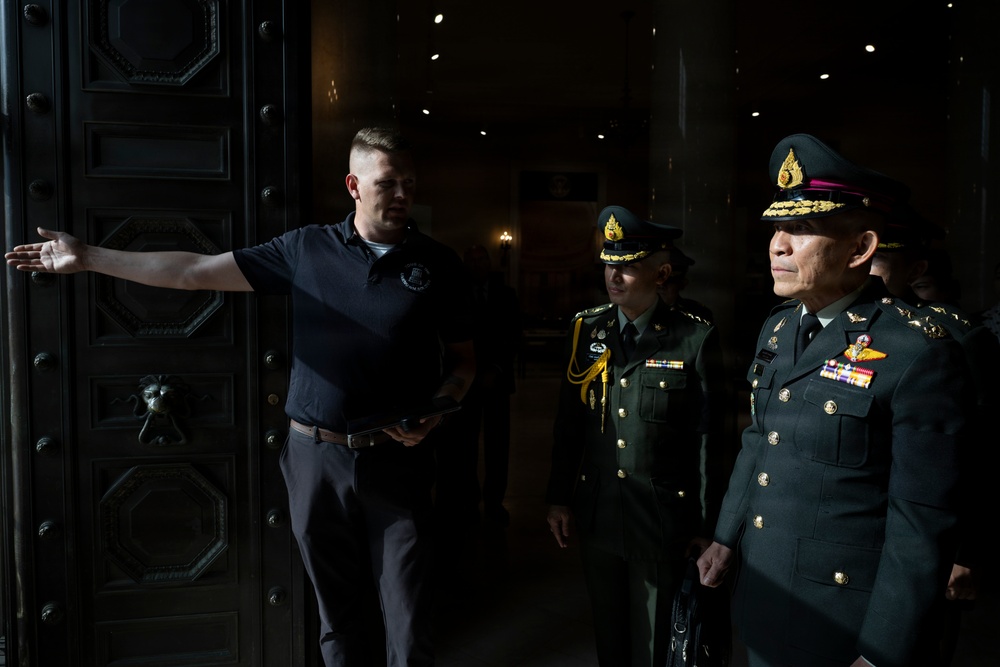 Permanent Secretary of Defense for Thailand Gen. Tharapong Malakam Visits ANC