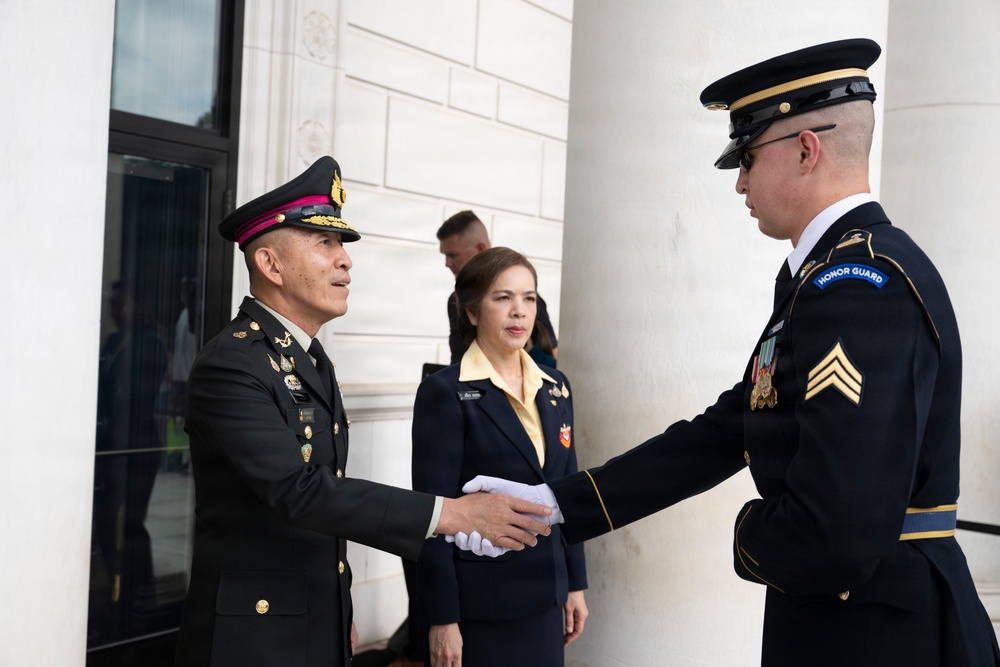 Permanent Secretary of Defense for Thailand Gen. Tharapong Malakam Visits ANC