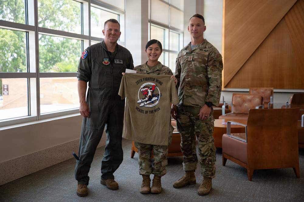 Weasel of the Week: Senior Airman Akyna-Monae Stinson, 20th Medical Group