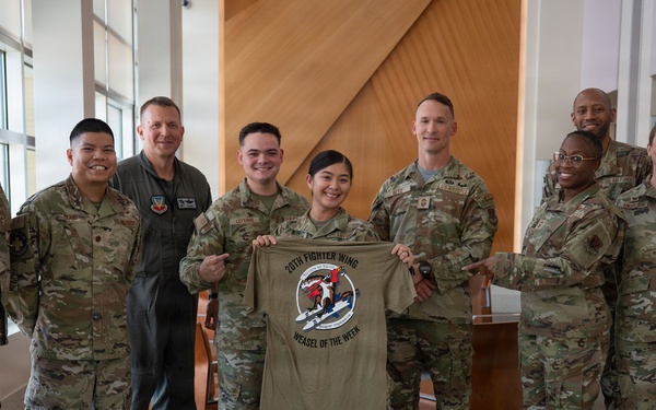Weasel of the Week: Senior Airman Akyna-Monae Stinson, 20th Medical Group