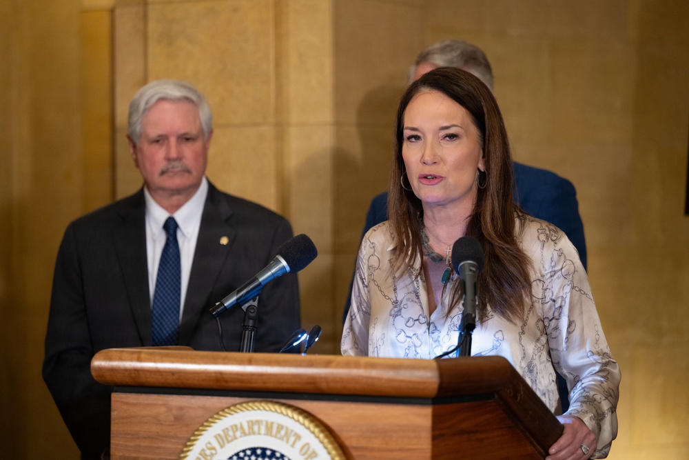 USDA press conference discussing fertilizer policy, May 19, 2026.