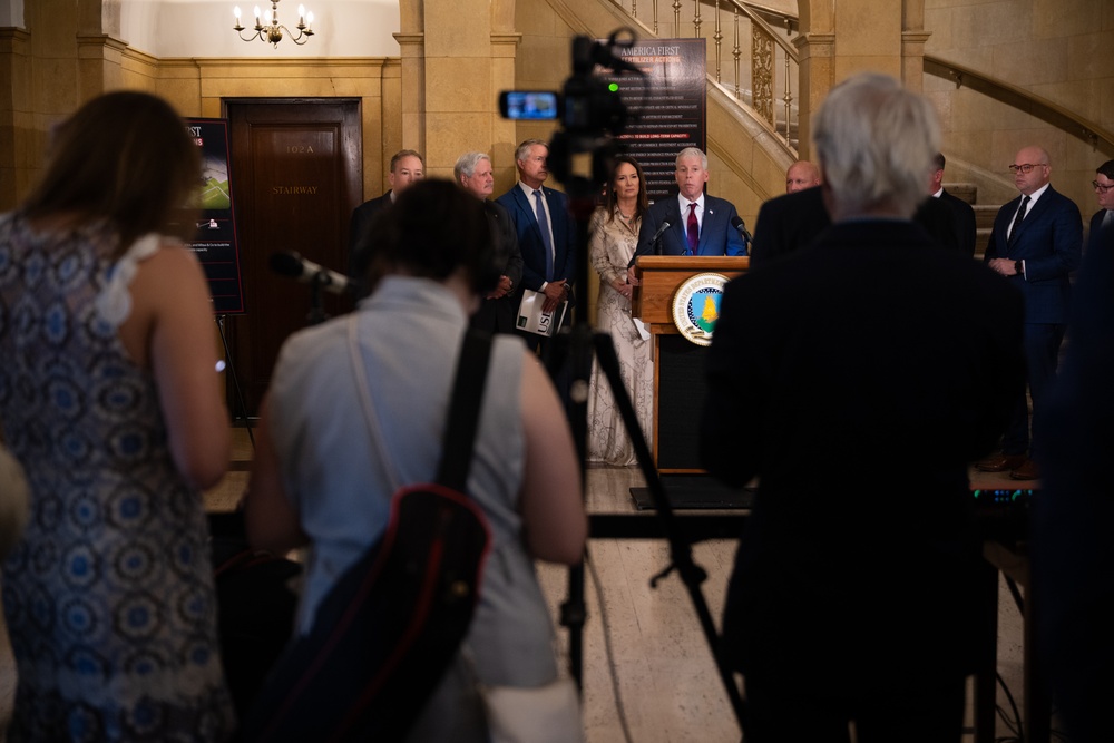 USDA press conference discussing fertilizer policy, May 19, 2026.