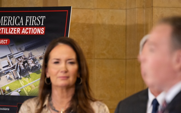 USDA press conference discussing fertilizer policy, May 19, 2026.