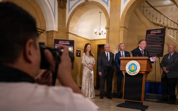 USDA press conference discussing fertilizer policy, May 19, 2026.