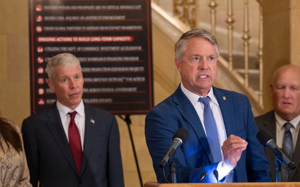 USDA press conference discussing fertilizer policy, May 19, 2026.