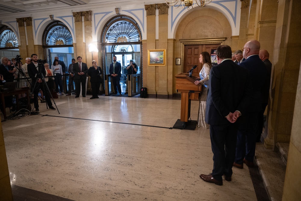 USDA press conference discussing fertilizer policy, May 19, 2026.