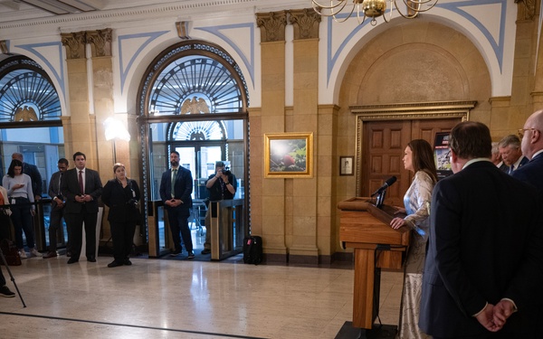 USDA press conference discussing fertilizer policy, May 19, 2026.