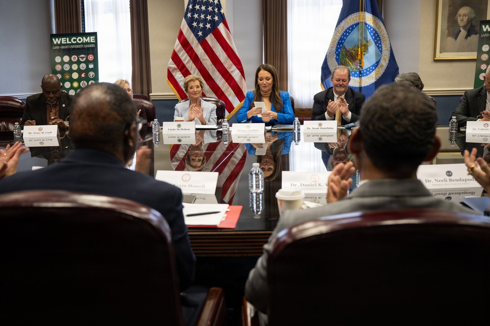 Land Grant University roundtable at the USDA Headquarters in Washington D.C., June 15, 2026.