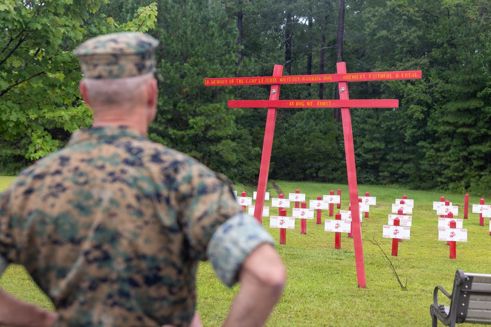 Assistant Commandant of the Marine Corps Visits Camp Lejeune Facilities