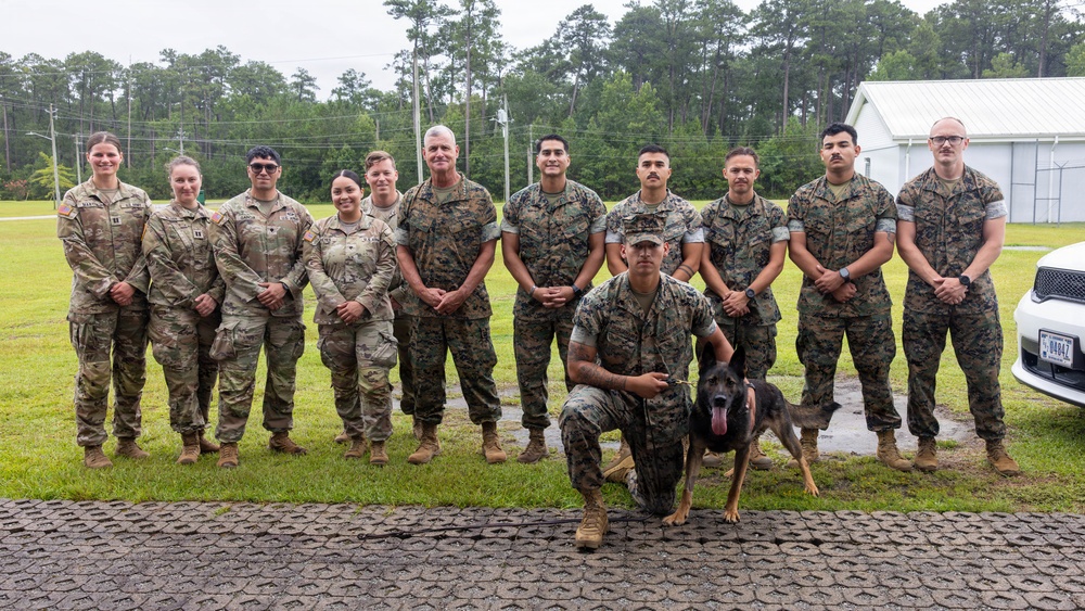 Assistant Commandant of the Marine Corps Visits Camp Lejeune Facilities