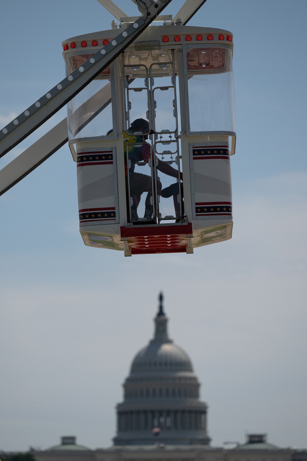 U.S. Department of Agriculture Secretary Brooke Rollins and Department of the Interior Doug Burgum tour the Great American State Fair on the National Mall, June 25. 2026.
