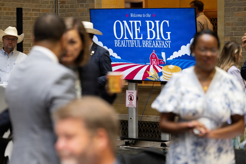 Great American Breakfast at the Jamie L. Whitten Federal Building on June 26, 2026 in Washington, DC.