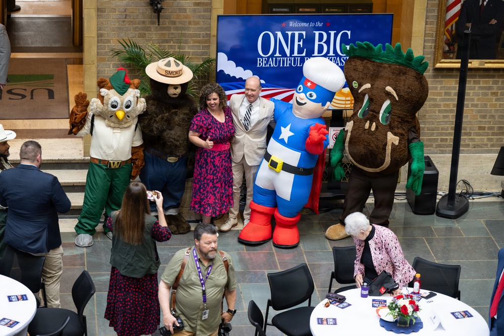 Great American Breakfast at the Jamie L. Whitten Federal Building on June 26, 2026 in Washington, DC.