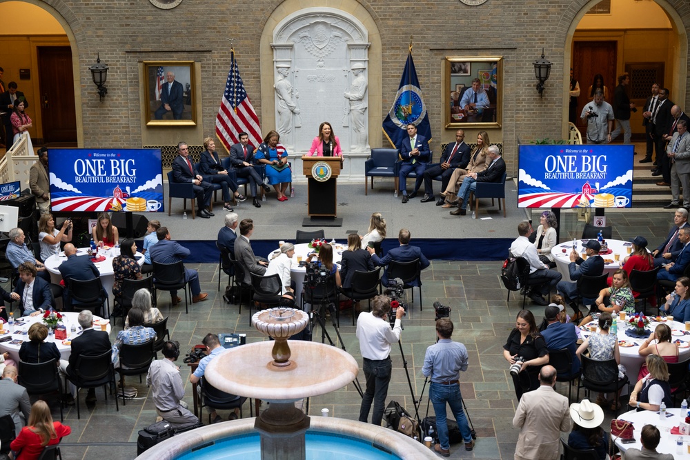Great American Breakfast at the Jamie L. Whitten Federal Building on June 26, 2026 in Washington, DC.