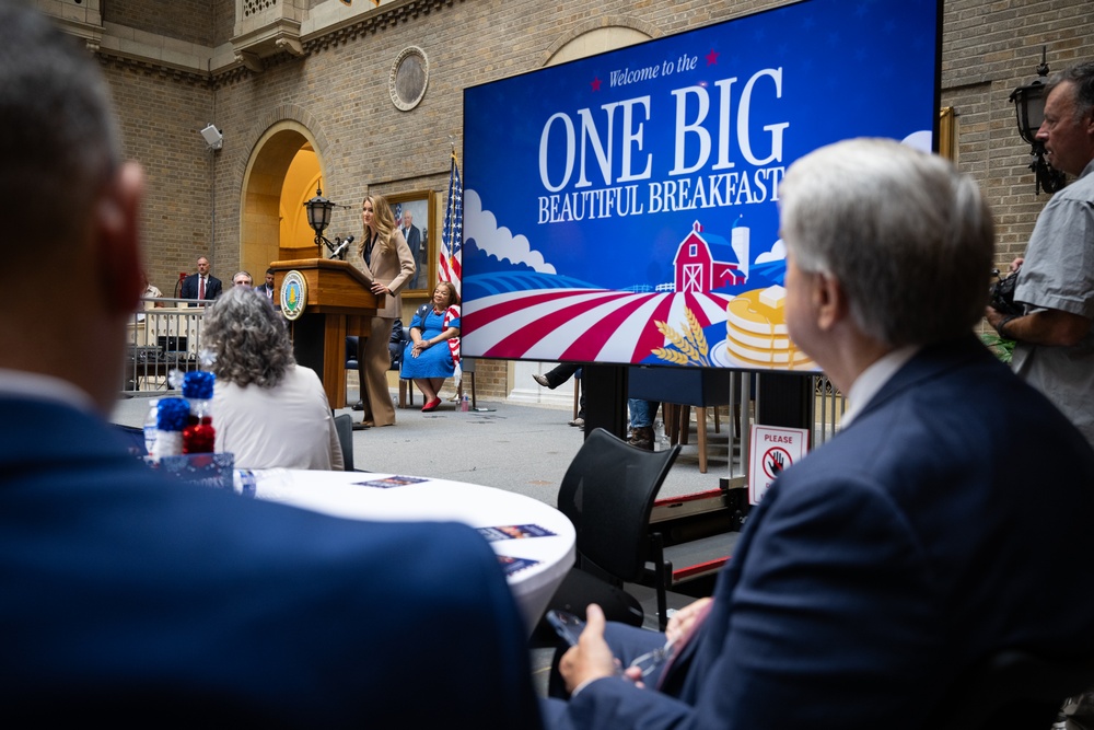 Great American Breakfast at the Jamie L. Whitten Federal Building on June 26, 2026 in Washington, DC.