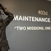 403rd Maintenace Group lobby highlights unit identity