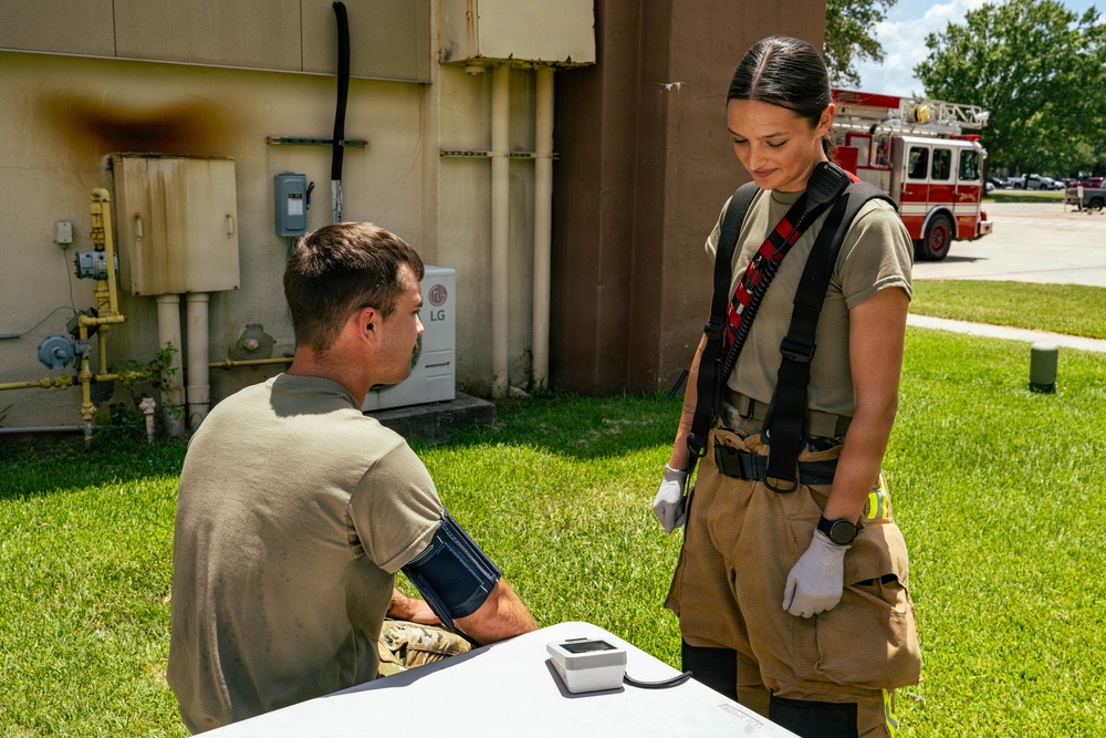 More than flames, Fire: Barksdale’s emergency responders
