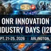 ONR to Host Innovation Industry Days on Sept. 21–25
