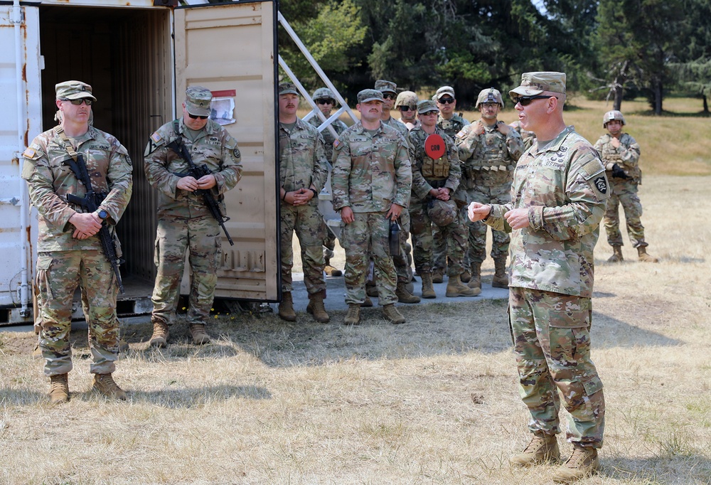 A visit to the field reinforces Oregon National Guard's commitment to its people