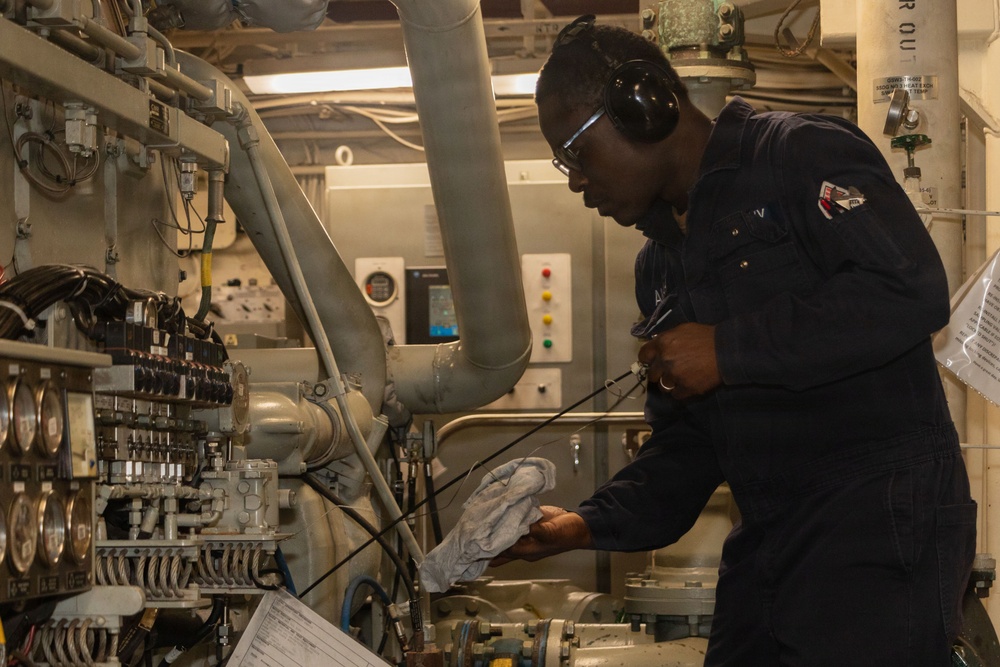 USS Portland Sailors Conduct Routine Operations