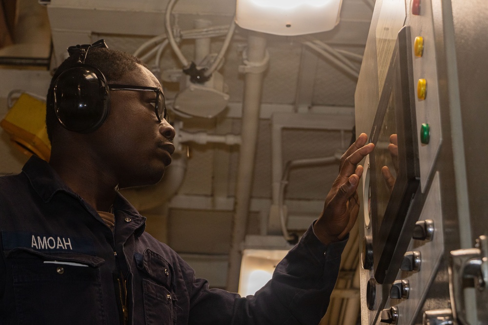 USS Portland Sailors Conduct Routine Operations