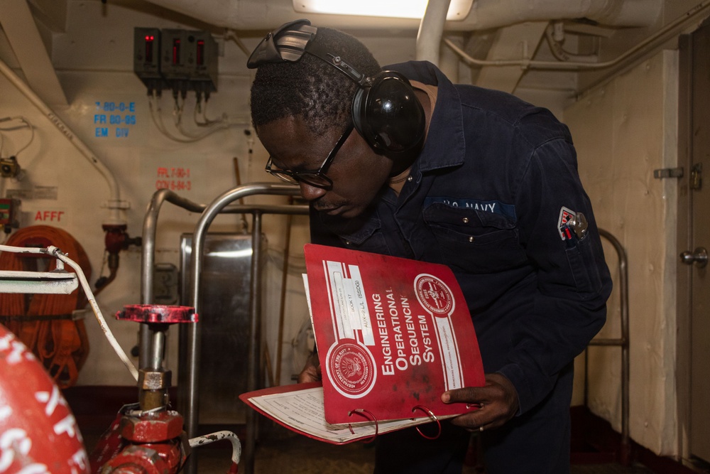 USS Portland Sailors Conduct Routine Operations