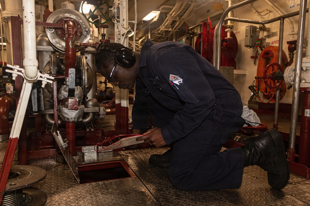 USS Portland Sailors Conduct Routine Operations