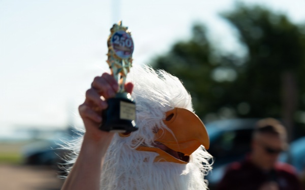 U.S. Airman run 5k in celebration of 250 years of The United States