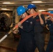 George Washington Sailors Conduct Anchoring Evolution