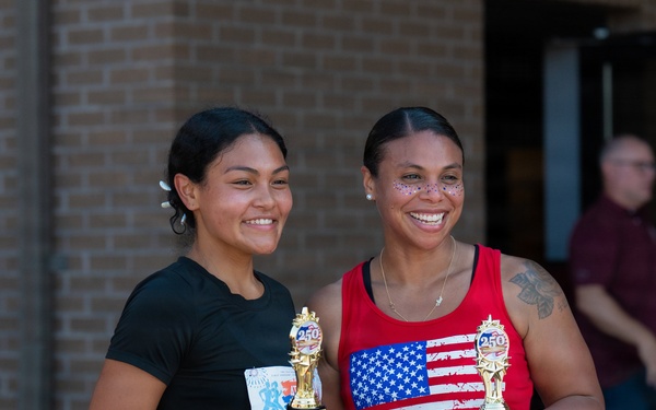 U.S. Airman run 5k in celebration of 250 years of The United States