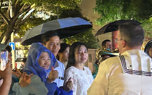 7th Fleet Band Performs in Da Nang, Vietnam