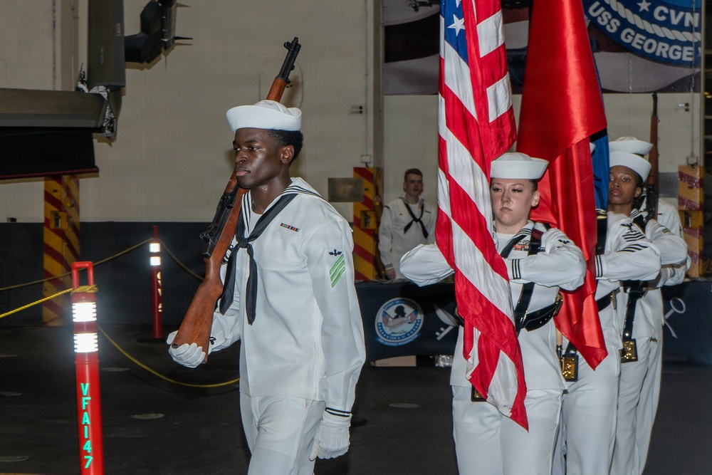 George Washington Hosts Big Top Reception
