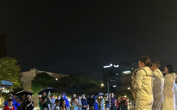 7th Fleet Band Performs in Da Nang, Vietnam