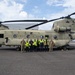 Panamanian firefighters receive CH-47 orientation during PANAMAX26