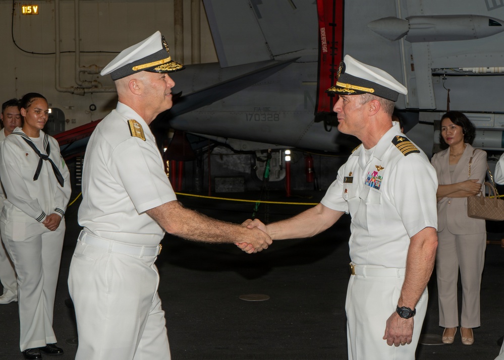 George Washington Hosts Big Top Reception