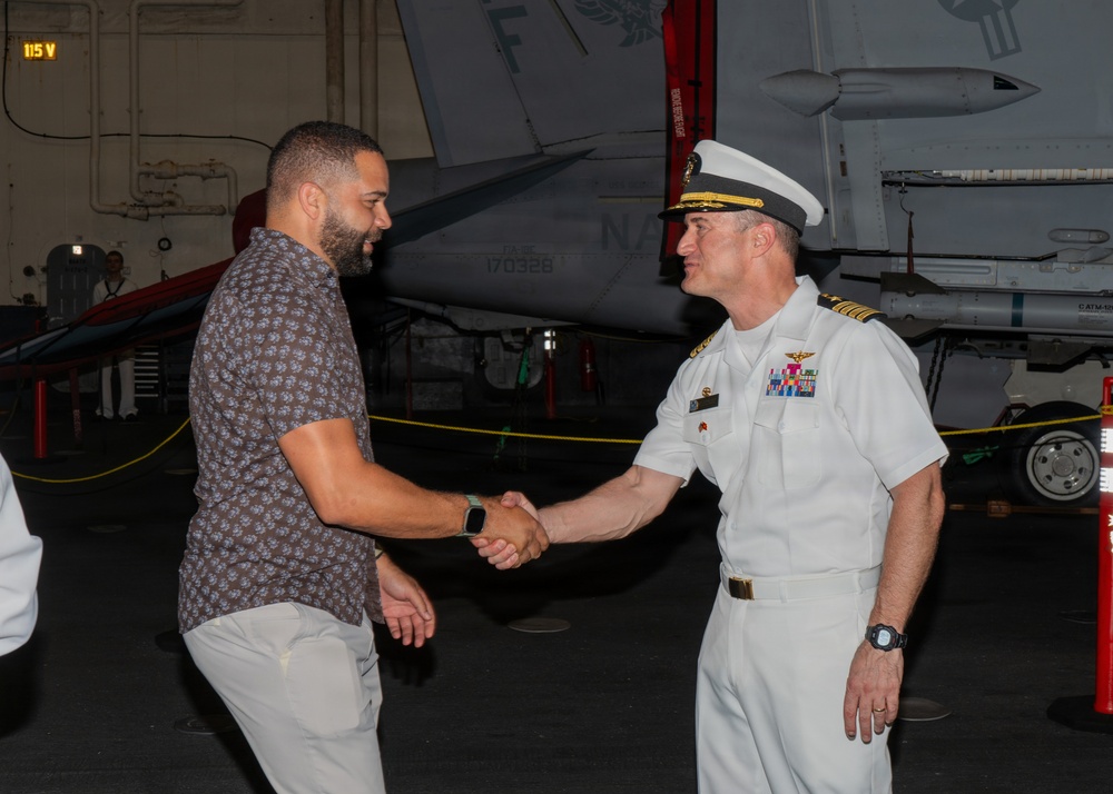 George Washington Hosts Big Top Reception