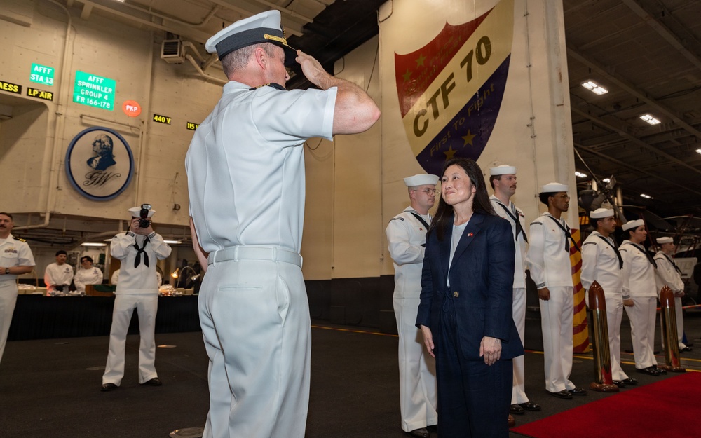 George Washington Hosts Big Top Reception