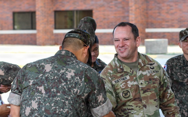 US Army General Kuettner meets with Republic of Korean Leadership.
