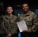 USS John C. Stennis (CVN 74) recognizes ETN2 Lindsey