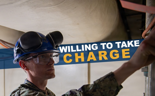 USS John C. Stennis (CVN 74) recognizes ETN2 Lindsey