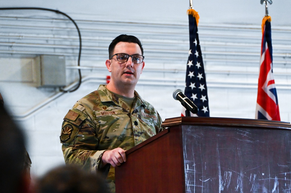Lt. Col. Mouton assumes command of the 735th Air Mobility Squadron