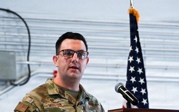 Lt. Col. Mouton assumes command of the 735th Air Mobility Squadron