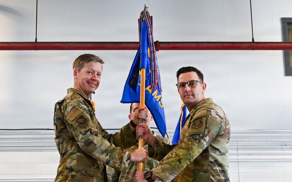 Lt. Col. Mouton assumes command of the 735th Air Mobility Squadron