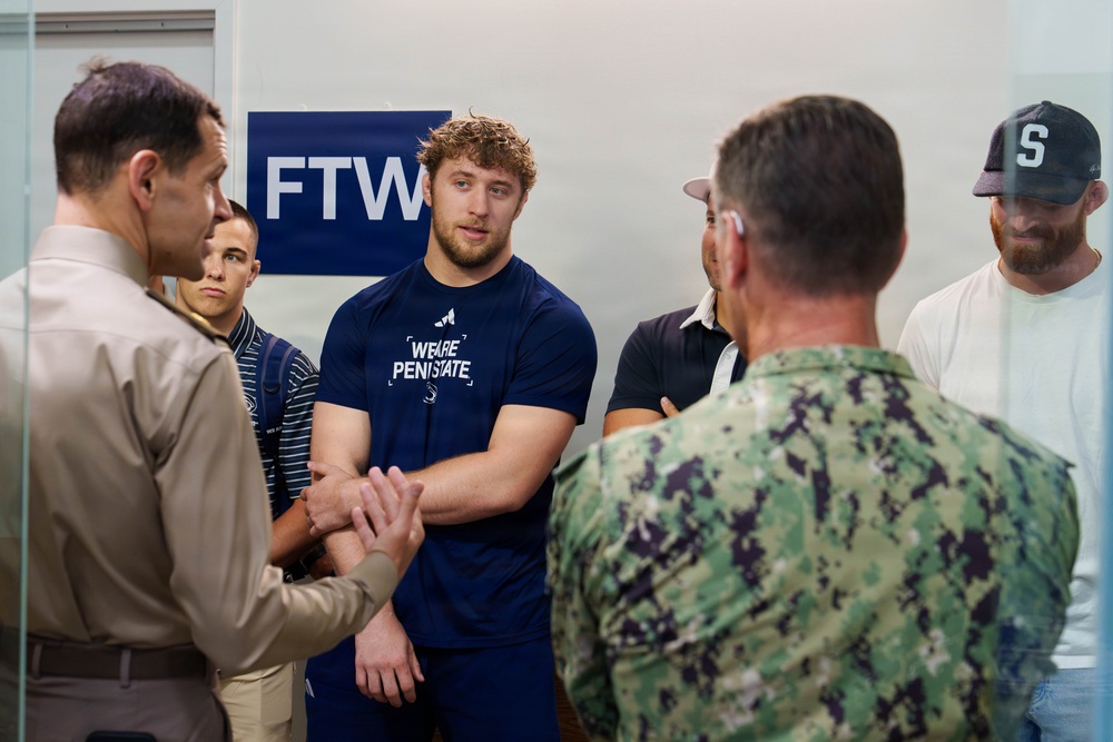 SEAC Hosts Penn State Wrestlers for Joint Force Grappling Session