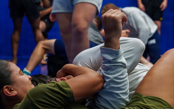 SEAC Hosts Penn State Wrestlers for Joint Force Grappling Session