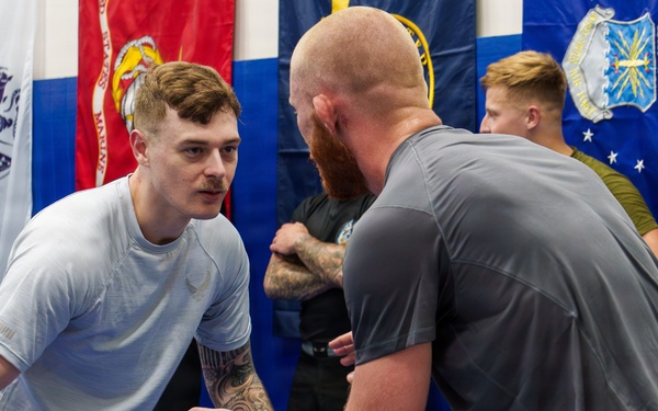 SEAC Hosts Penn State Wrestlers for Joint Force Grappling Session