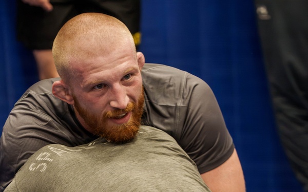 SEAC Hosts Penn State Wrestlers for Joint Force Grappling Session