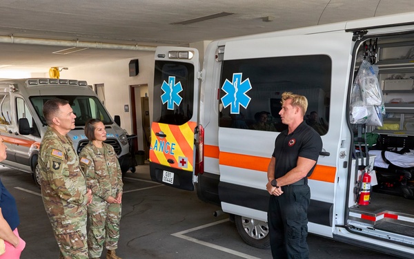 Brig. Gen. Mark Stackle’s Visit Highlights Strategic Medical Readiness and Support to the Warfighter