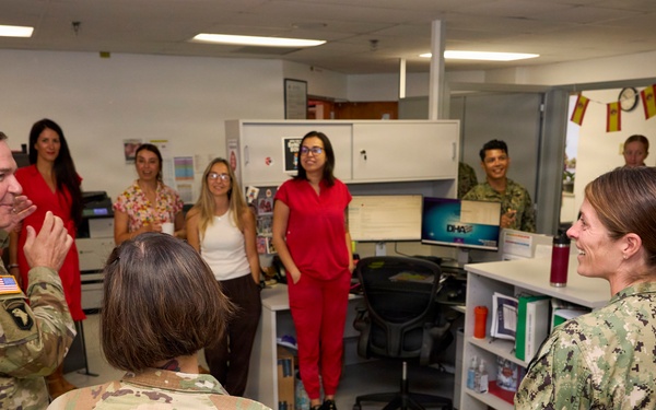 Brig. Gen. Mark Stackle’s Visit Highlights Strategic Medical Readiness and Support to the Warfighter