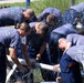 Training Center Cape May Recruits Complete Damage Control Pipe Patching Training